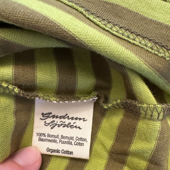NWOT Gudrun Sjödén Organic Cotton Essential Striped Top – Size S - Picture 3 of 3